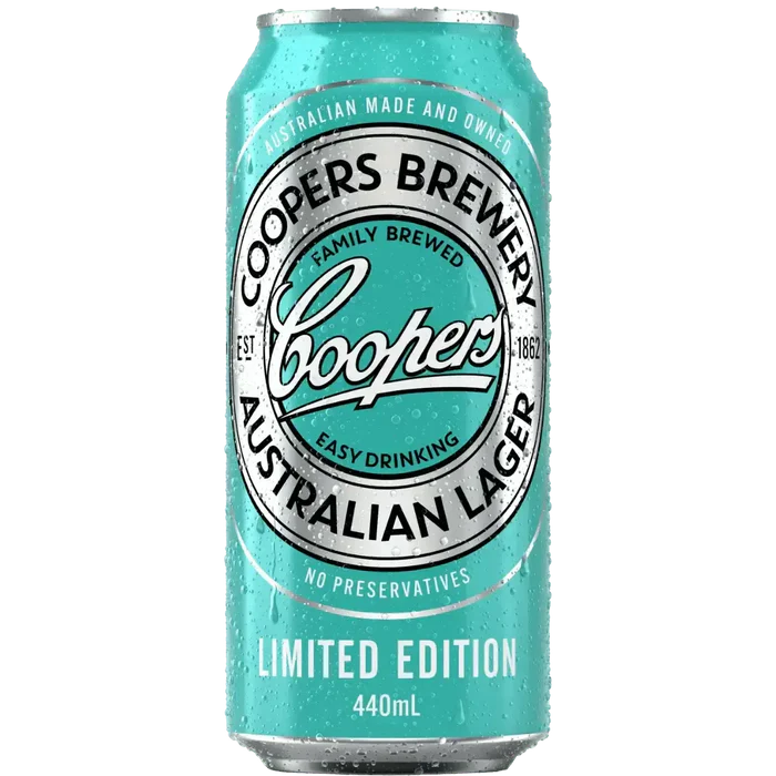 Coopers Australian Lager Limited Edition Cans