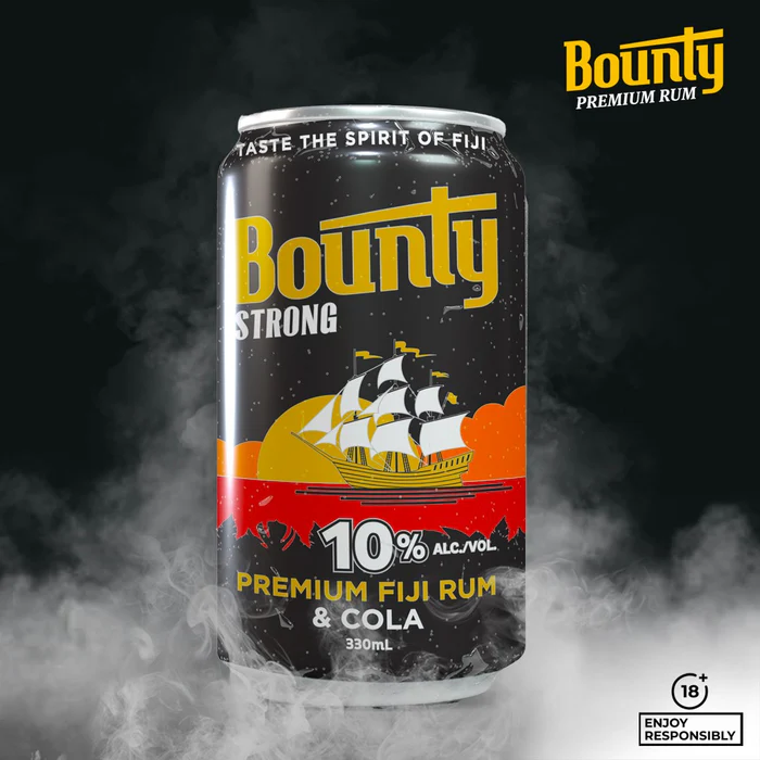 Bounty Strong Premium Fiji Rum and Cola 10% Cans