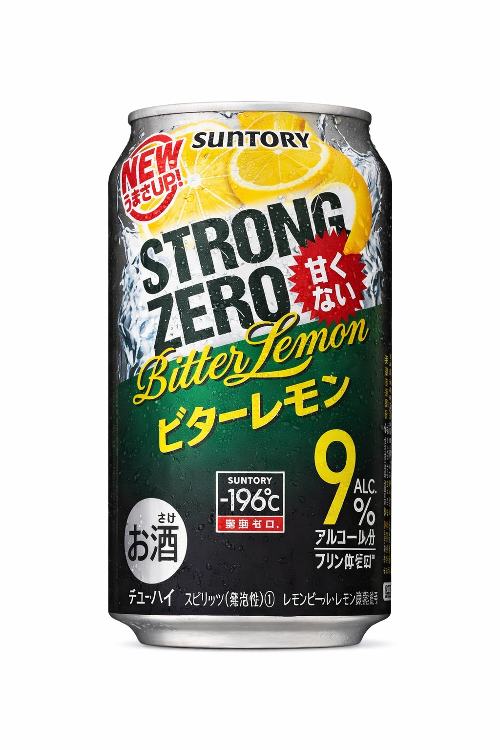 Suntory Strong 9% Strong Zero -196 Bitter Lemon