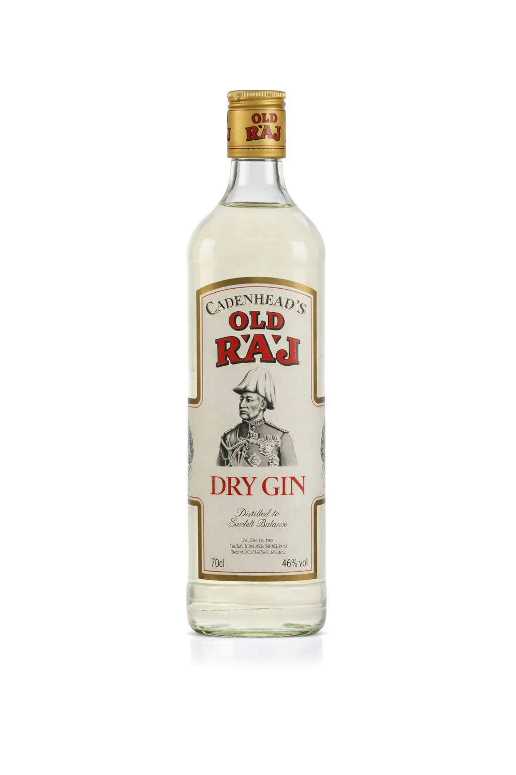 Cadenhead's Old Raj Dry Gin Red Label (46% ABV)